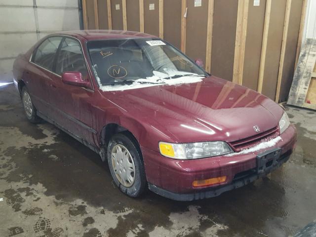 JHMCD5636SC039935 - 1995 HONDA ACCORD LX MAROON photo 1