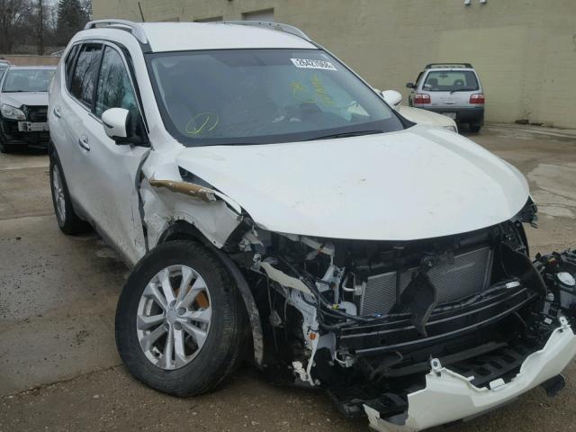 KNMAT2MV3GP693256 - 2016 NISSAN ROGUE S WHITE photo 1