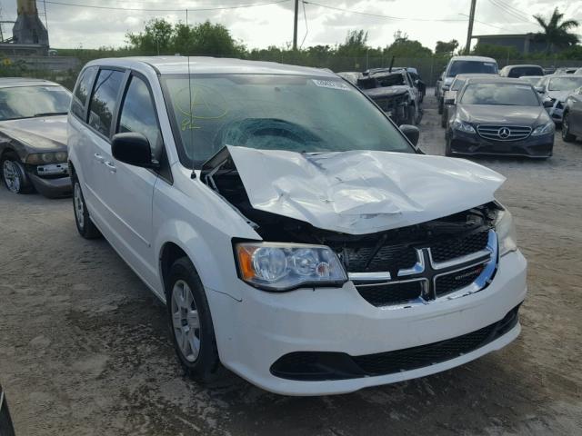 2C4RDGBG1CR311798 - 2012 DODGE GRAND CARA WHITE photo 1