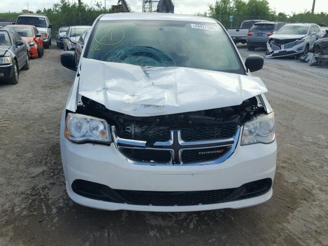 2C4RDGBG1CR311798 - 2012 DODGE GRAND CARA WHITE photo 9