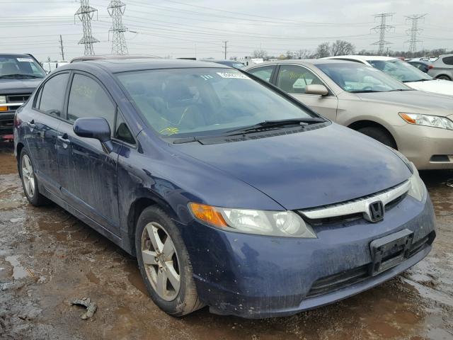 1HGFA15846L061405 - 2006 HONDA CIVIC EX Կապույտ լուսանկար 1