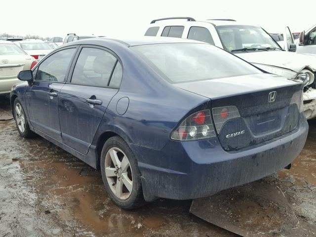 1HGFA15846L061405 - 2006 HONDA CIVIC EX Կապույտ լուսանկար 3