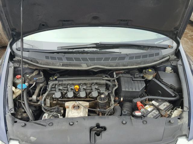 1HGFA15846L061405 - 2006 HONDA CIVIC EX Կապույտ լուսանկար 7