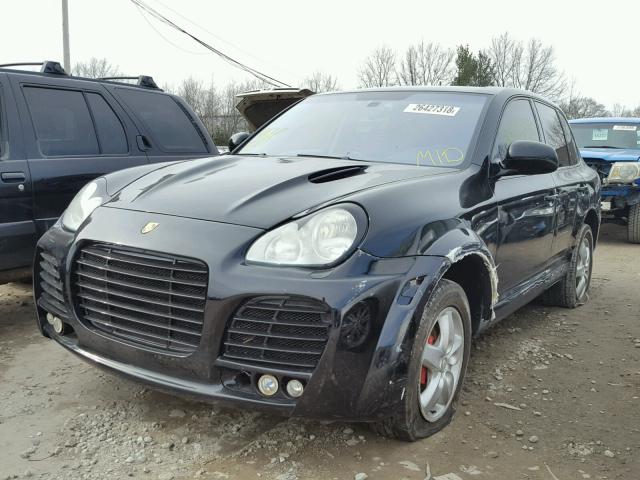 WP1AA29P64LA22794 - 2004 PORSCHE CAYENNE BLACK photo 2