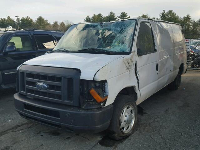 1FTNE14W38DB13828 - 2008 FORD ECONOLINE WHITE photo 2