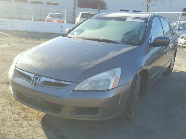 1HGCM56896A122128 - 2006 HONDA ACCORD EX GRAY photo 2