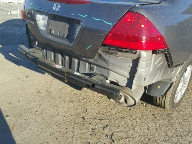 1HGCM56896A122128 - 2006 HONDA ACCORD EX GRAY photo 9