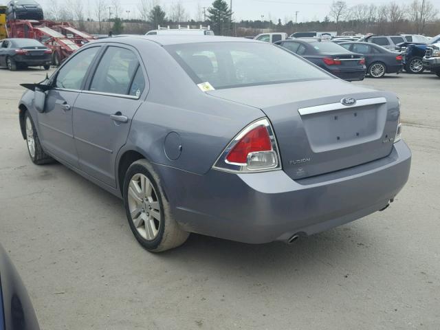 3FAFP08156R145536 - 2006 FORD FUSION SEL GRAY photo 3