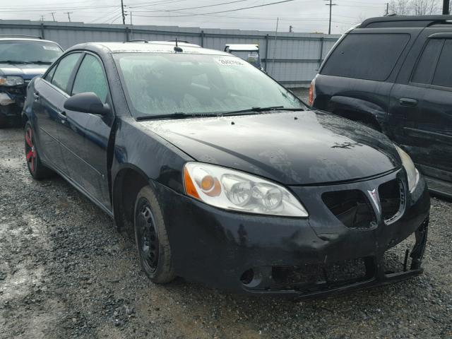 1G2ZG57B084156071 - 2008 PONTIAC G6 BASE BLACK photo 1