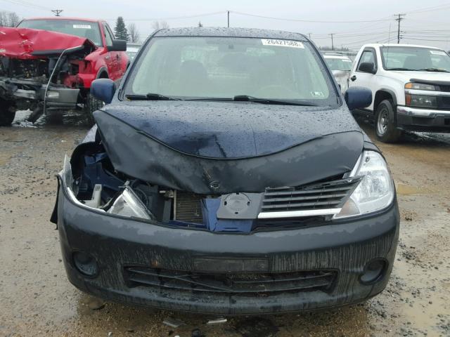 3N1BC11E09L448418 - 2009 NISSAN VERSA S BLUE photo 7