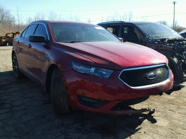 1FAHP2KT2HG119680 - 2017 FORD TAURUS SHO RED photo 1