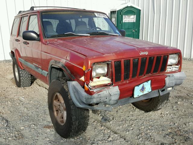 1J4FF68S7XL568668 - 1999 JEEP CHEROKEE S MAROON photo 1