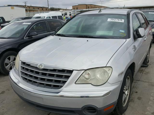 2A8GM68X07R154580 - 2007 CHRYSLER PACIFICA T SILVER photo 2