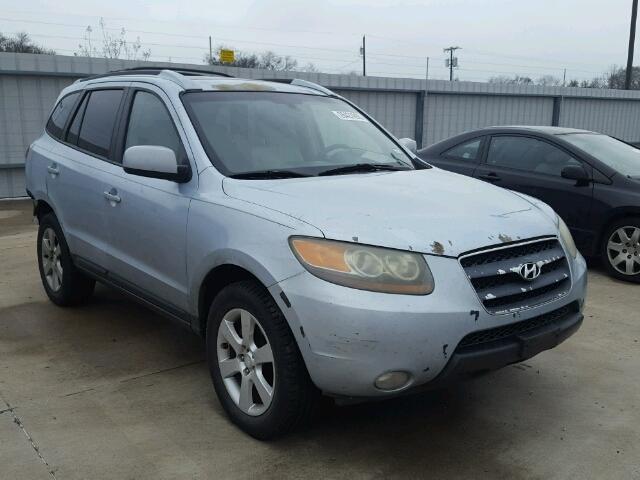 5NMSH13E87H014317 - 2007 HYUNDAI SANTA FE S BLUE photo 1