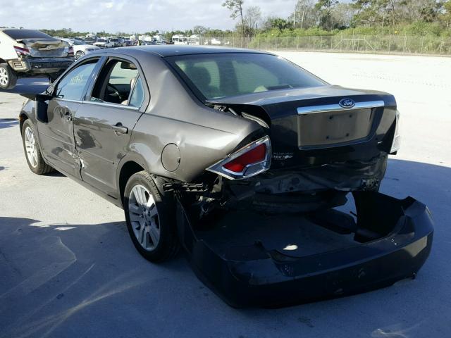 3FAHP08Z96R139947 - 2006 FORD FUSION SEL GRAY photo 3