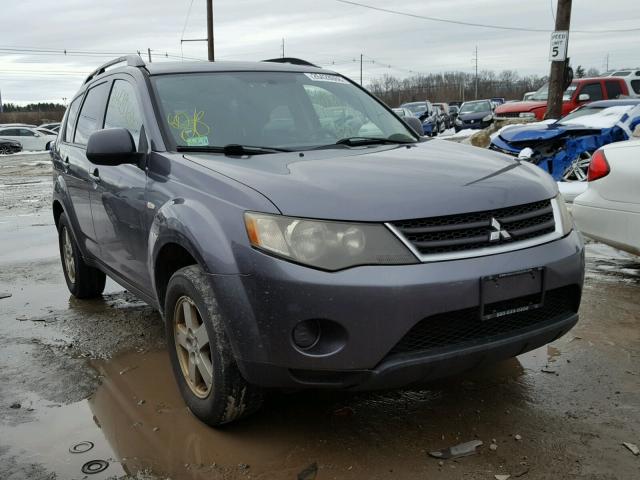 JA4LT21W08Z005428 - 2008 MITSUBISHI OUTLANDER GRAY photo 1