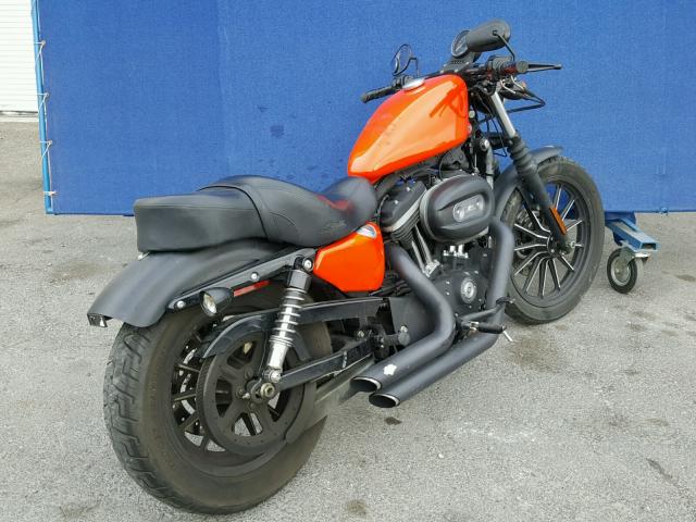 1HD4LE2469K461080 - 2009 HARLEY-DAVIDSON XL883 N ORANGE photo 4