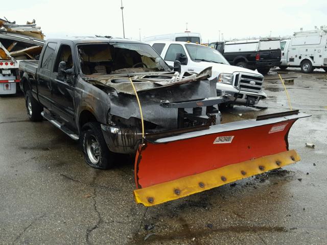 1FTNW21F43EB25772 - 2003 FORD F250 SUPER BLACK photo 1