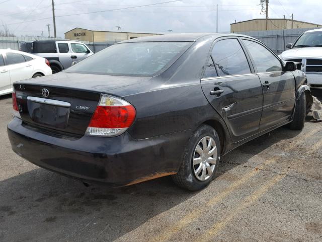 4T1BE32K46U677253 - 2006 TOYOTA CAMRY LE BLACK photo 4