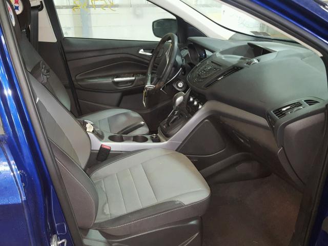 1FMCU9GX6FUB90537 - 2015 FORD ESCAPE SE BLUE photo 5