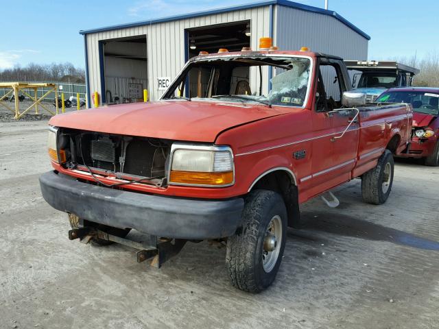 2FTHF26H1TCA34519 - 1996 FORD F250 RED photo 2