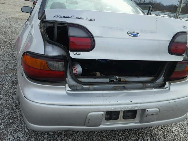 1G1NE52J916259622 - 2001 CHEVROLET MALIBU LS SILVER photo 9