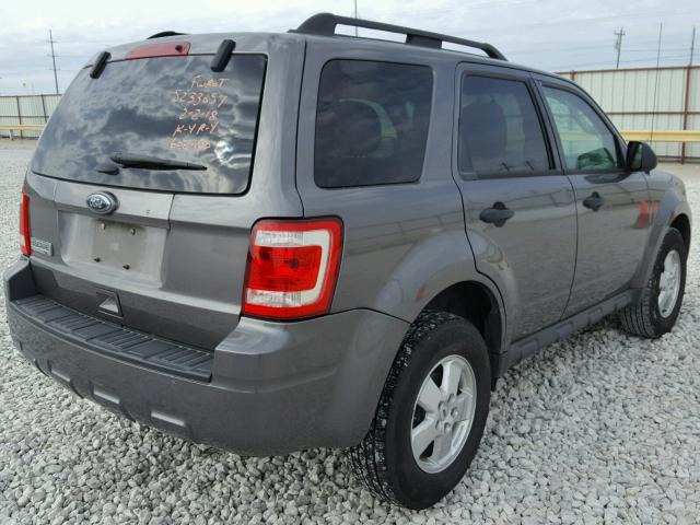 1FMCU0D73CKA74980 - 2012 FORD ESCAPE XLT GRAY photo 4