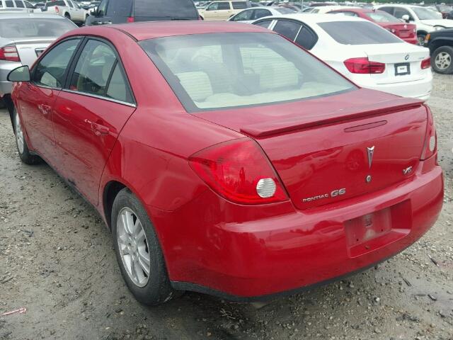 1G2ZG558X64142165 - 2006 PONTIAC G6 SE1 RED photo 3