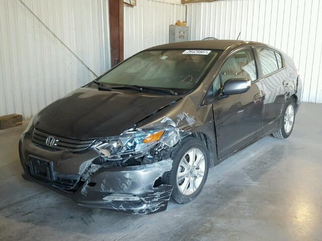 JHMZE2H71AS002611 - 2010 HONDA INSIGHT EX GRAY photo 2