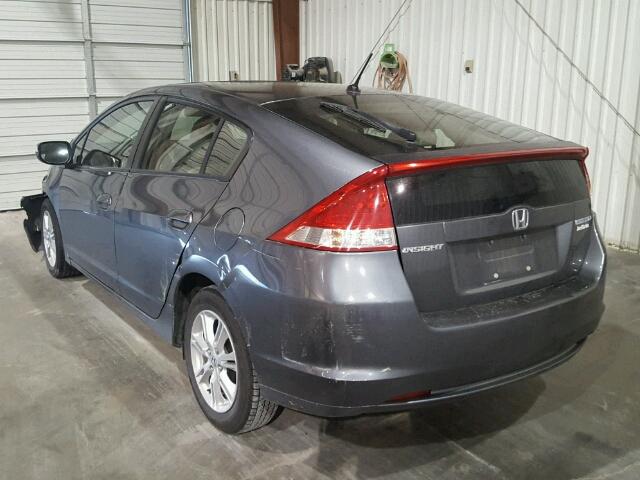 JHMZE2H71AS002611 - 2010 HONDA INSIGHT EX GRAY photo 3