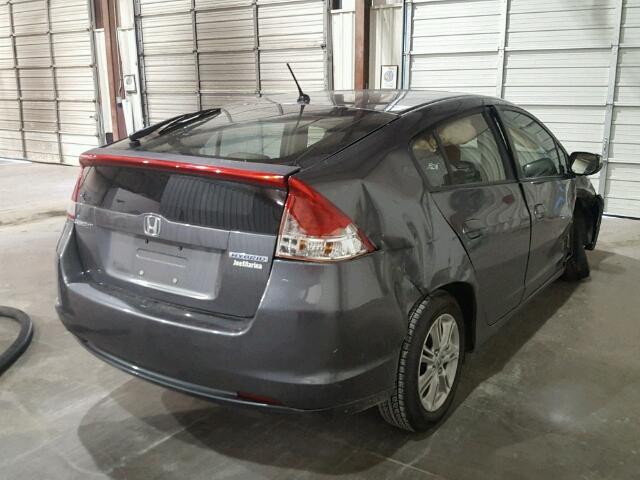 JHMZE2H71AS002611 - 2010 HONDA INSIGHT EX GRAY photo 4