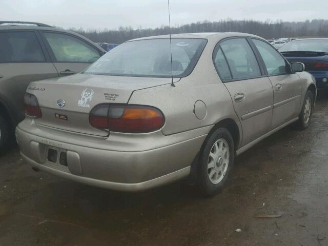 1G1NE52M3X6270702 - 1999 CHEVROLET MALIBU LS ოქროსფერი ფოტო 4