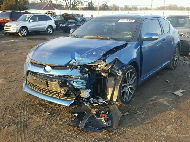 JTKJF5C75GJ024056 - 2016 TOYOTA SCION TC 蓝色 照片 2