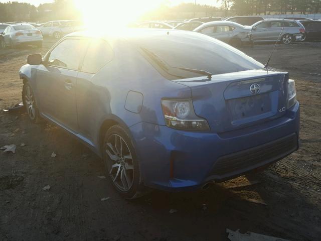 JTKJF5C75GJ024056 - 2016 TOYOTA SCION TC 蓝色 照片 3