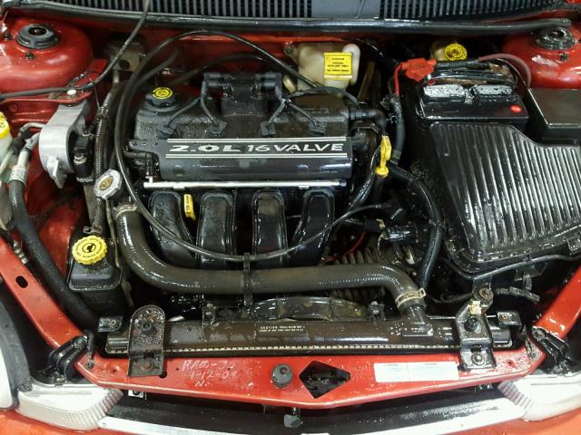 1P3ES46C0YD601972 - 2000 PLYMOUTH NEON BASE 橙色 照片 7