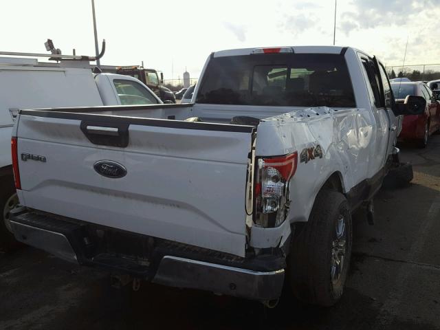 1FTEX1EP9GFB43422 - 2016 FORD F150 SUPER WHITE photo 4