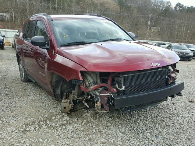 1C4NJDBB7ED621776 - 2014 JEEP COMPASS SP RED photo 1