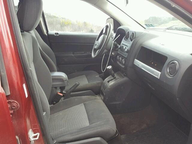 1C4NJDBB7ED621776 - 2014 JEEP COMPASS SP RED photo 5