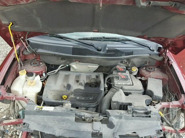 1C4NJDBB7ED621776 - 2014 JEEP COMPASS SP RED photo 7