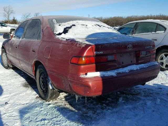 JT2BG22K3V0038627 - 1997 TOYOTA CAMRY LE MAROON photo 3