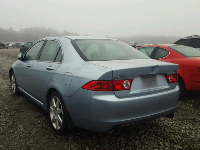 JH4CL96834C009350 - 2004 ACURA TSX BLUE photo 3