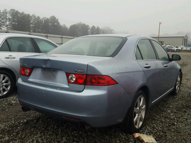 JH4CL96834C009350 - 2004 ACURA TSX BLUE photo 4