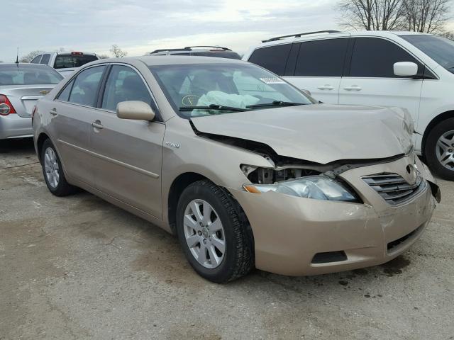 4T1BB46K08U042204 - 2008 TOYOTA CAMRY HYBR TAN photo 1