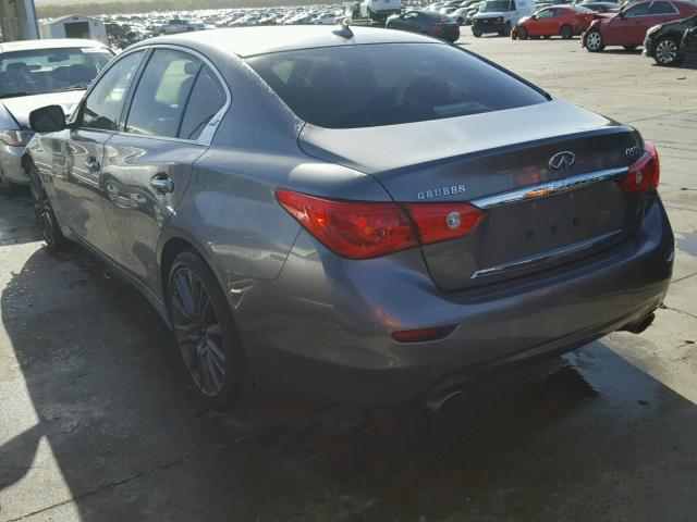 JN1FV7AP5HM850052 - 2017 INFINITI Q50 RED SP GRAY photo 3