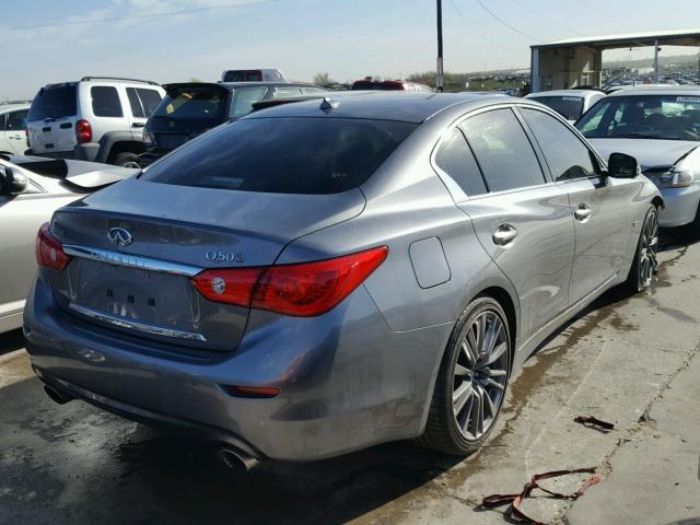 JN1FV7AP5HM850052 - 2017 INFINITI Q50 RED SP GRAY photo 4