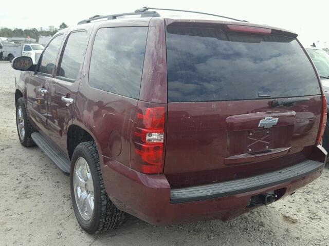 1GNFC13068J102354 - 2008 CHEVROLET TAHOE C150 MAROON photo 3