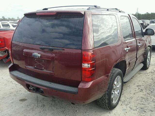 1GNFC13068J102354 - 2008 CHEVROLET TAHOE C150 MAROON photo 4