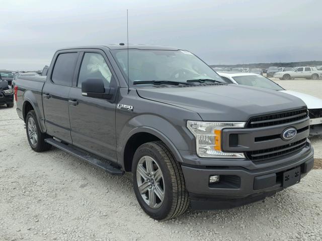 1FTEW1CG1JKC22295 - 2018 FORD F150 SUPER GRAY photo 1