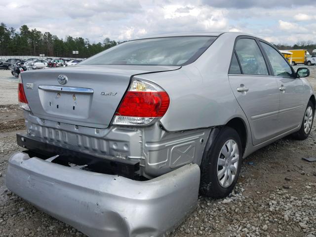 4T1BE32K66U139380 - 2006 TOYOTA CAMRY LE SILVER photo 4