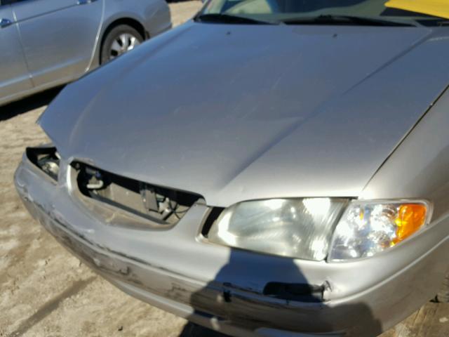 1YVGF22C725277647 - 2002 MAZDA 626 LX SILVER photo 9